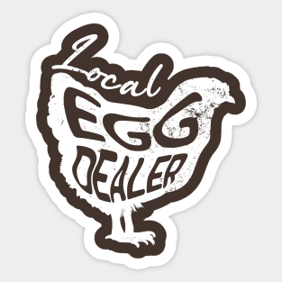 Local egg dealer Sticker